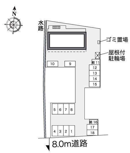 新町(41270)の駐車配置図