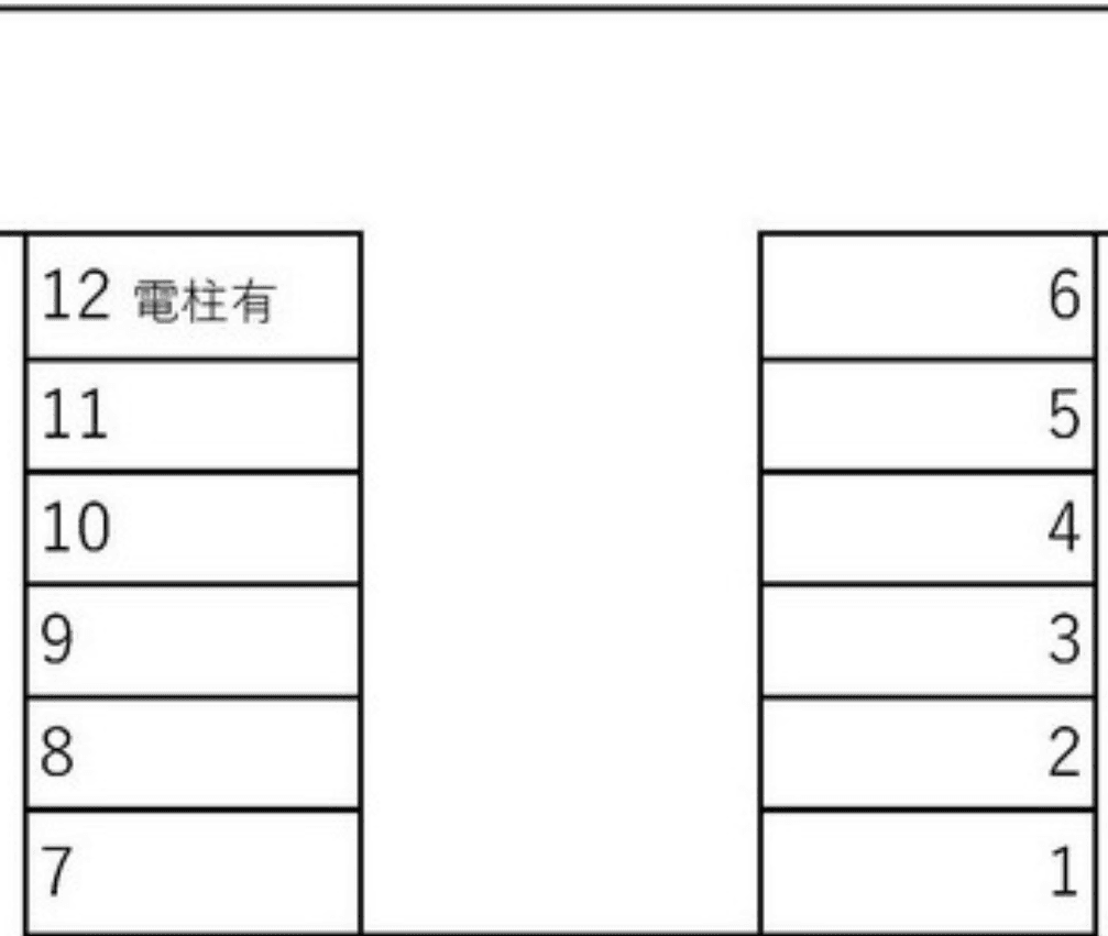 パーキングＡＢの駐車配置図