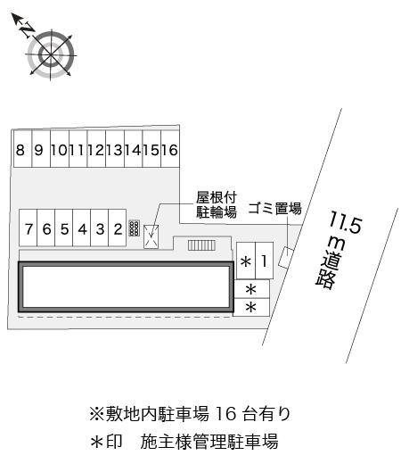 コーポ入江(33449)の駐車配置図