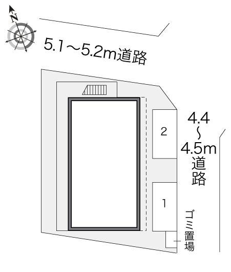 桜(18098)の駐車配置図