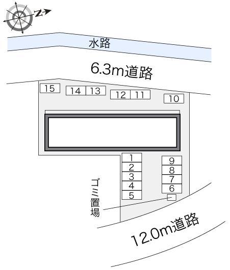 Ｅ　ａｎｄ　ｂｙ(22204)の駐車配置図