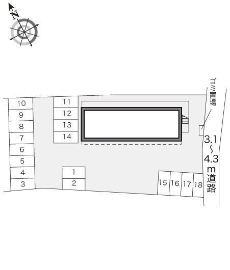 冨士(16136)の駐車配置図