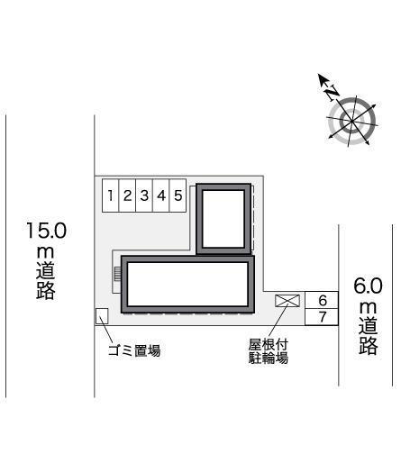 ポールスター(25724)の駐車配置図