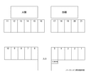 パークハイツ野田の駐車場