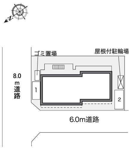 虹(40180)の駐車配置図