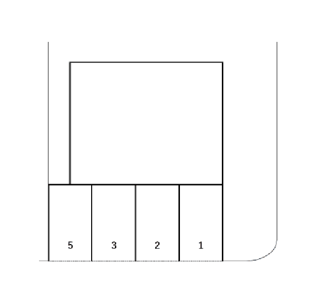 見花山第３駐車場の駐車配置図
