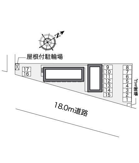 ユアサ(36261)の駐車配置図
