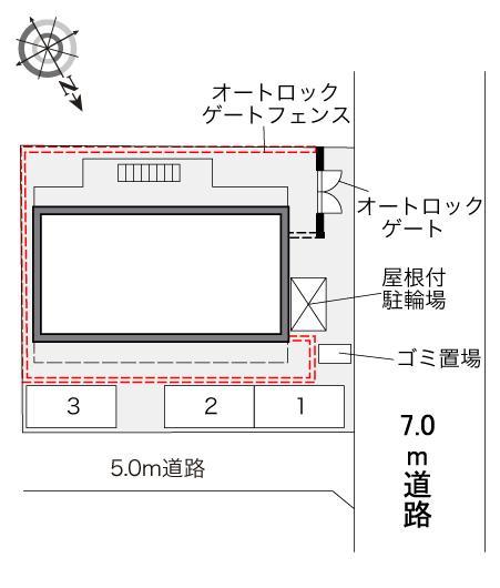 本中山(33088)の駐車配置図
