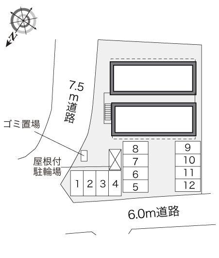シーサイド牧の鼻(31158)の駐車配置図