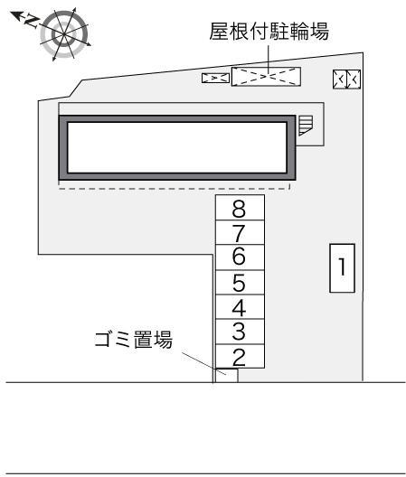 かみはら通り(17049)の駐車配置図