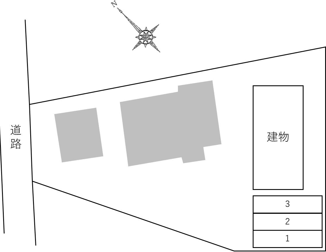 ステイツＵＣの駐車配置図