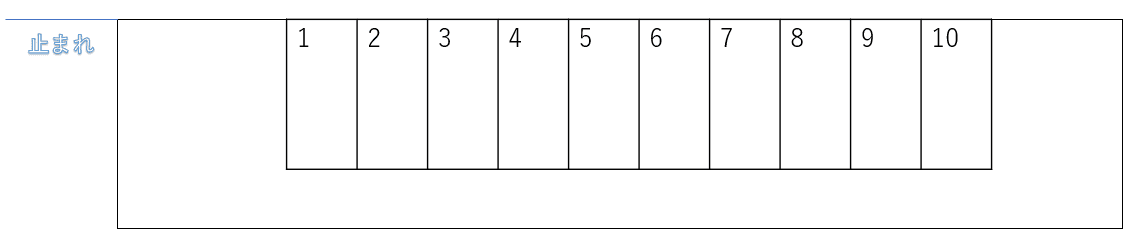 亀有第1の駐車配置図