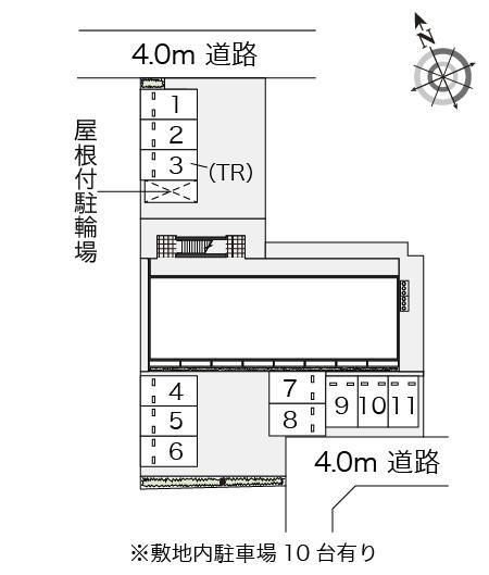 シャルム(16395)の駐車配置図