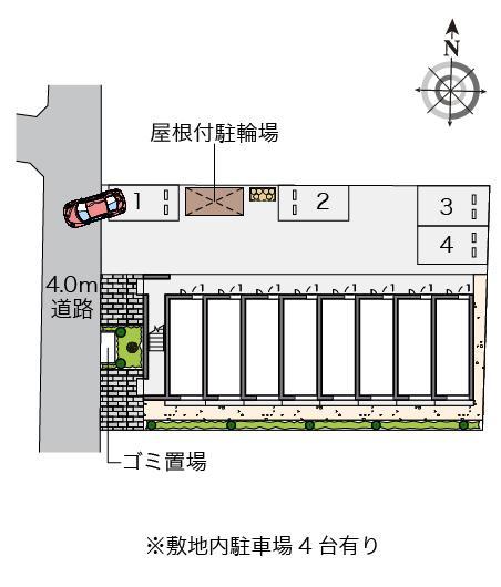 ドゥ　リジェール(43990)の駐車配置図