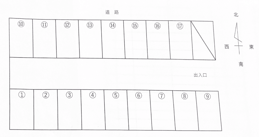 早出-30の駐車配置図