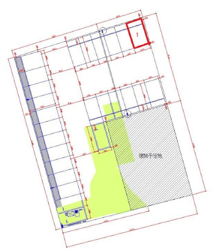 佐貫駅前第３の駐車配置図