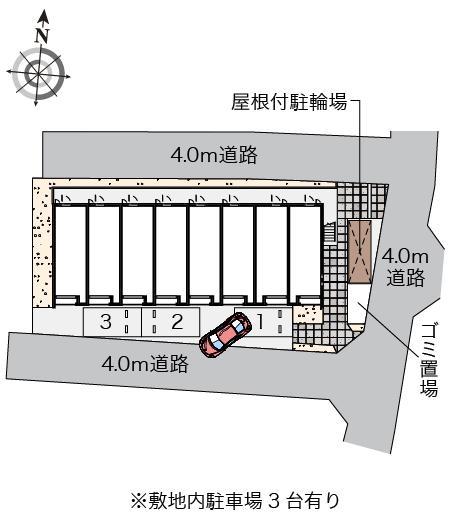 クレイノエカヒ(56949)の駐車配置図