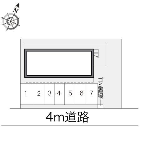 わくわく(14554)の駐車配置図
