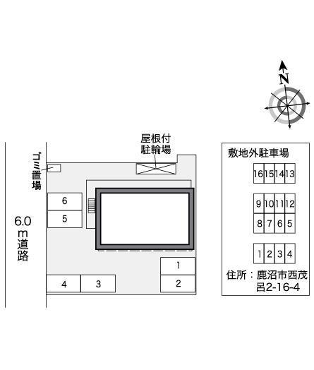 パークハイムⅤ(26475)の駐車配置図