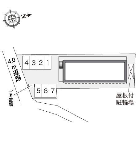 ミツハウスＳＡＰＬＹ(33628)の駐車配置図