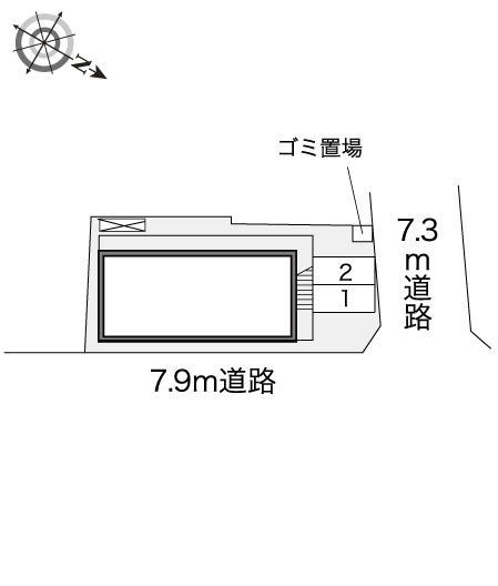 東青梅(13326)の駐車配置図