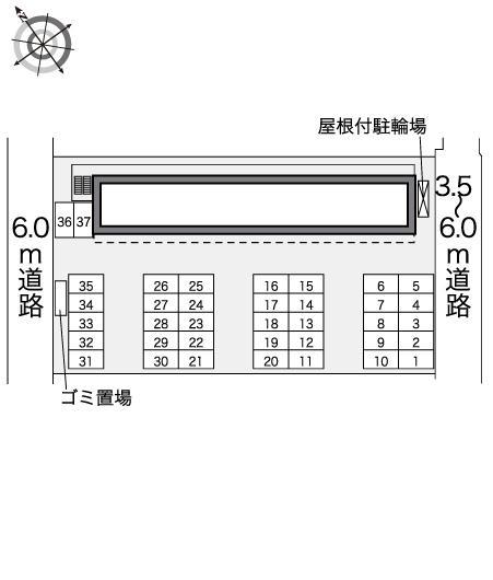 ヌーヴォグラン富久山(40692)の駐車配置図