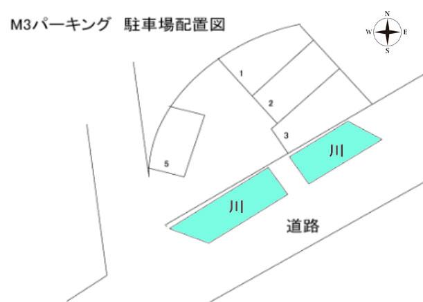 M3パーキングの駐車配置図
