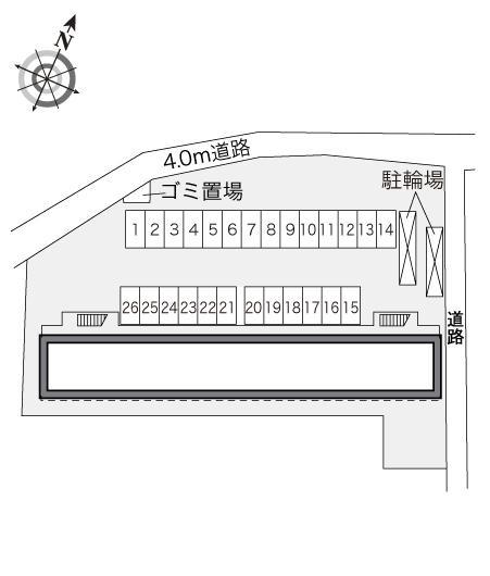三ッ家(24971)の駐車配置図