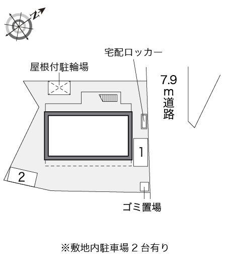 川島町(20249)の駐車配置図