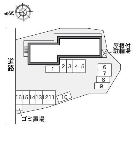 ＭＯＡ(30614)の駐車配置図