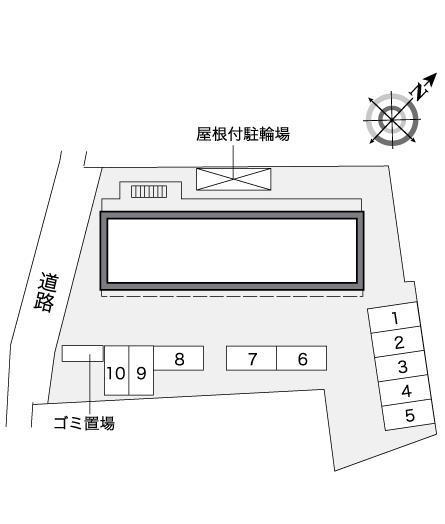 レジデンス(39998)の駐車配置図