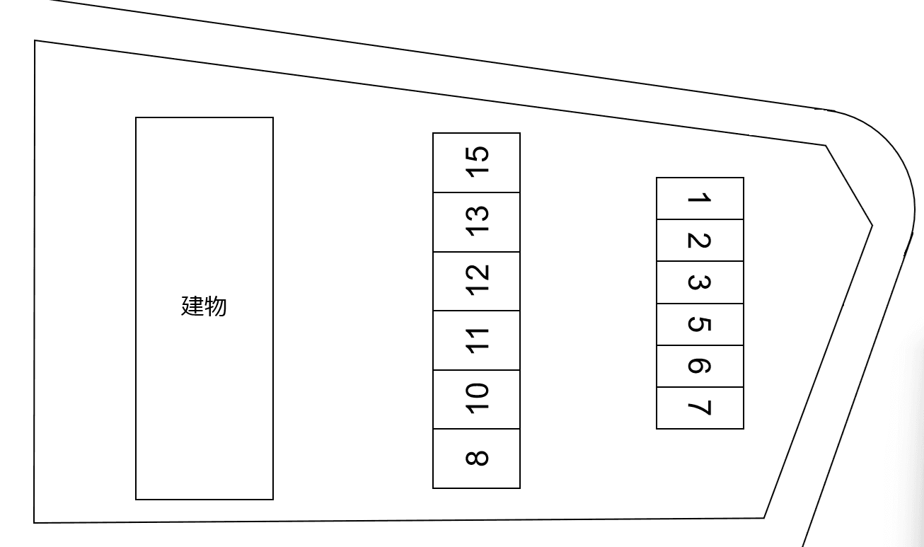 ＶＥＲＤＵＲＥの駐車配置図
