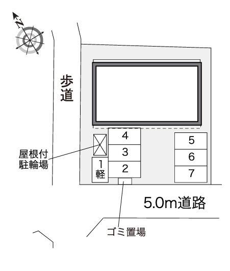 光(40610)の駐車配置図