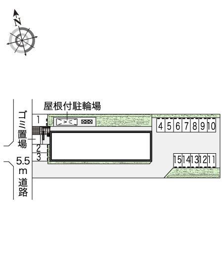 ハーモニー(47784)の駐車配置図