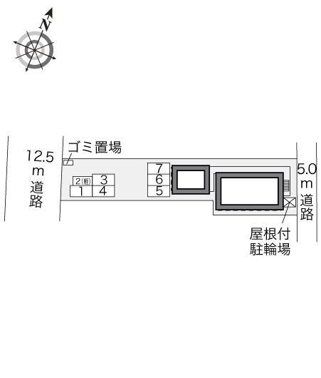 ジョイフルＡ(28985)の駐車配置図