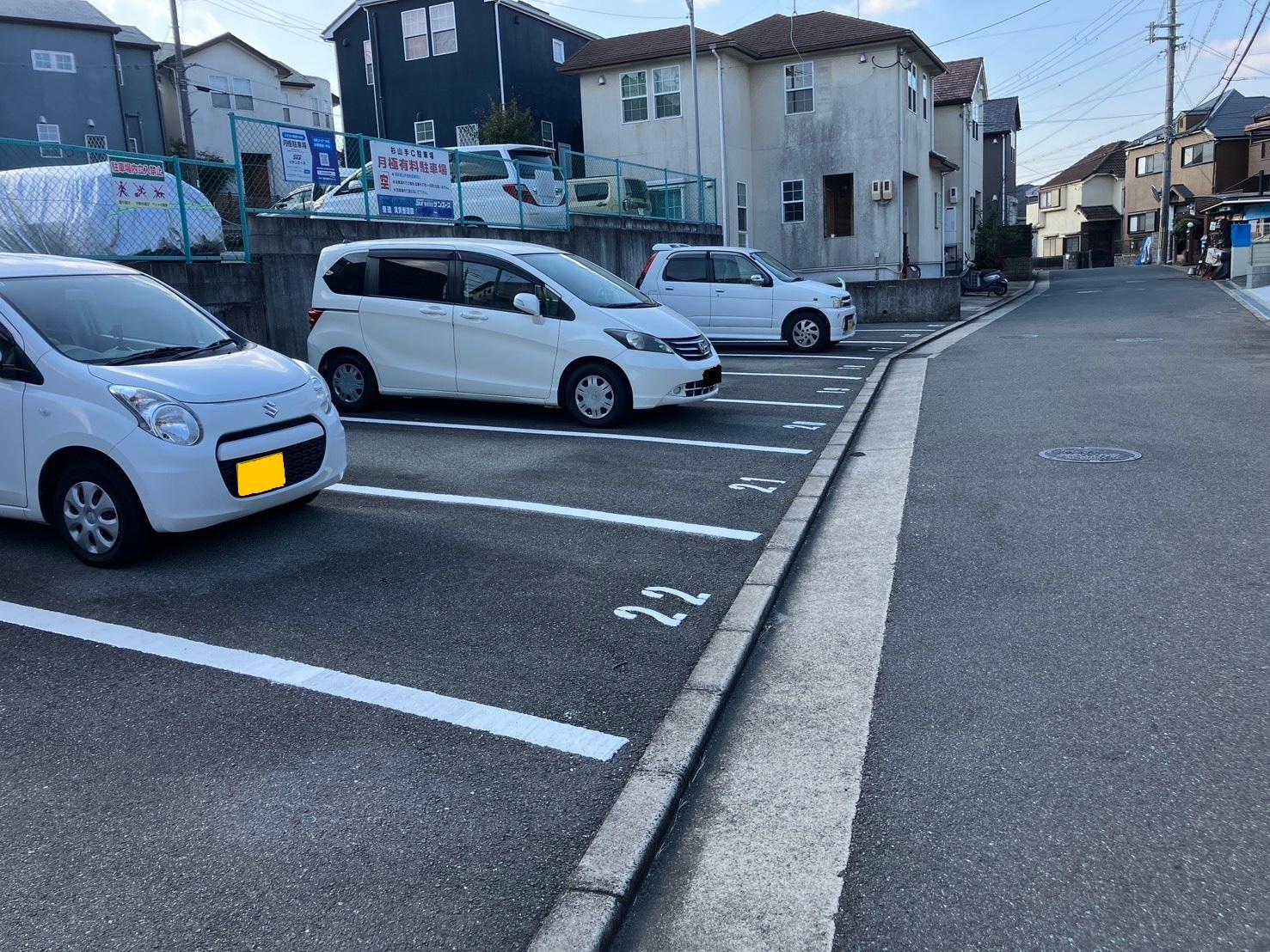 杉山手C駐車場の外観・駐車場イメージ3枚目