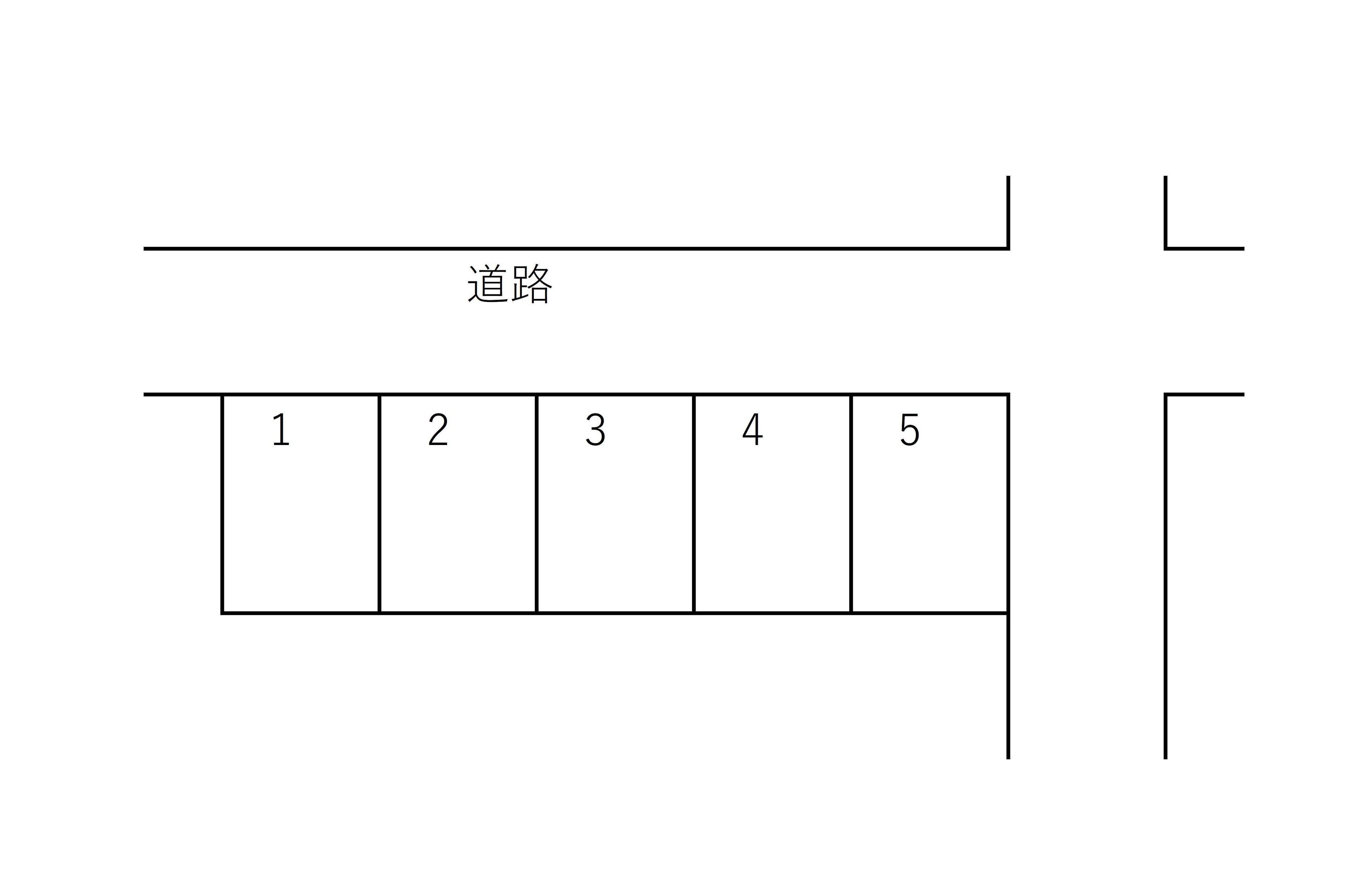 749駐車場の駐車配置図