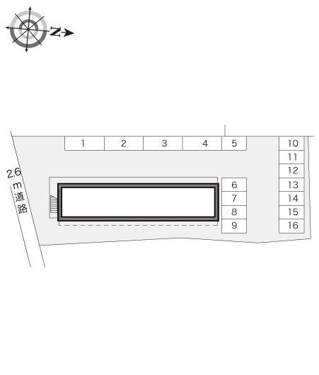 雅(14579)の駐車配置図