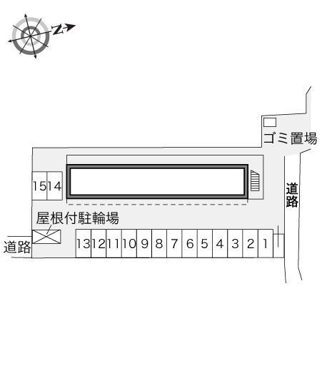 翠山(24735)の駐車配置図