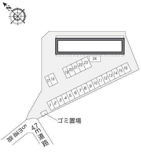 コンフォート(11564)の駐車配置図
