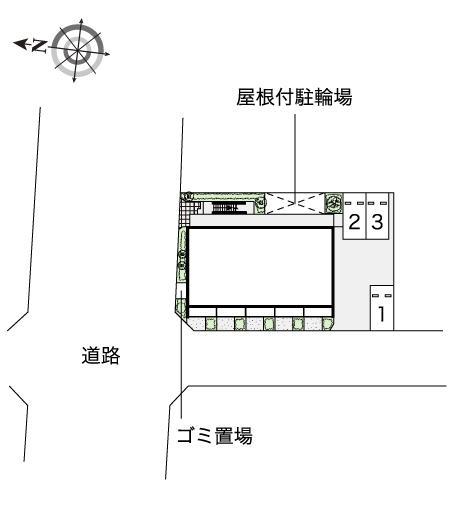 フィオーレ(53511)の駐車配置図