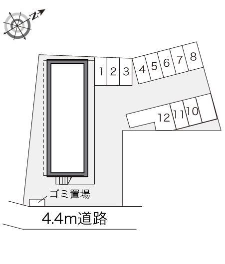 泉Ⅱ(15787)の駐車配置図