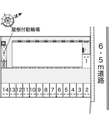 グリーンパール(43107)の駐車配置図