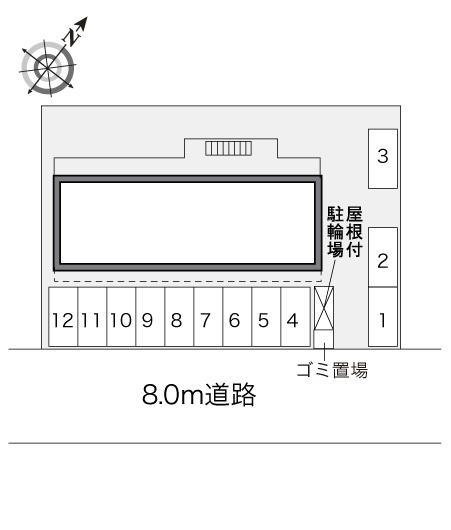 ミズホⅡ(33119)の駐車配置図