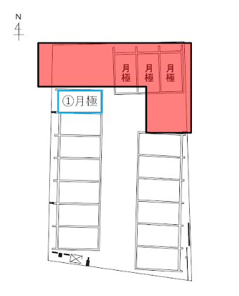 知多半田駅前第２の駐車配置図