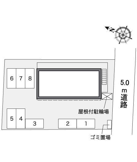 ラッキーサン(39125)の駐車配置図