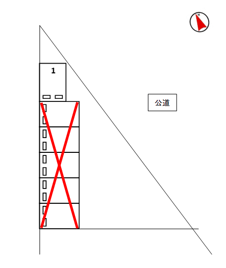 昭和町駐車場の駐車配置図