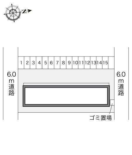 アルジェント(21806)の駐車配置図