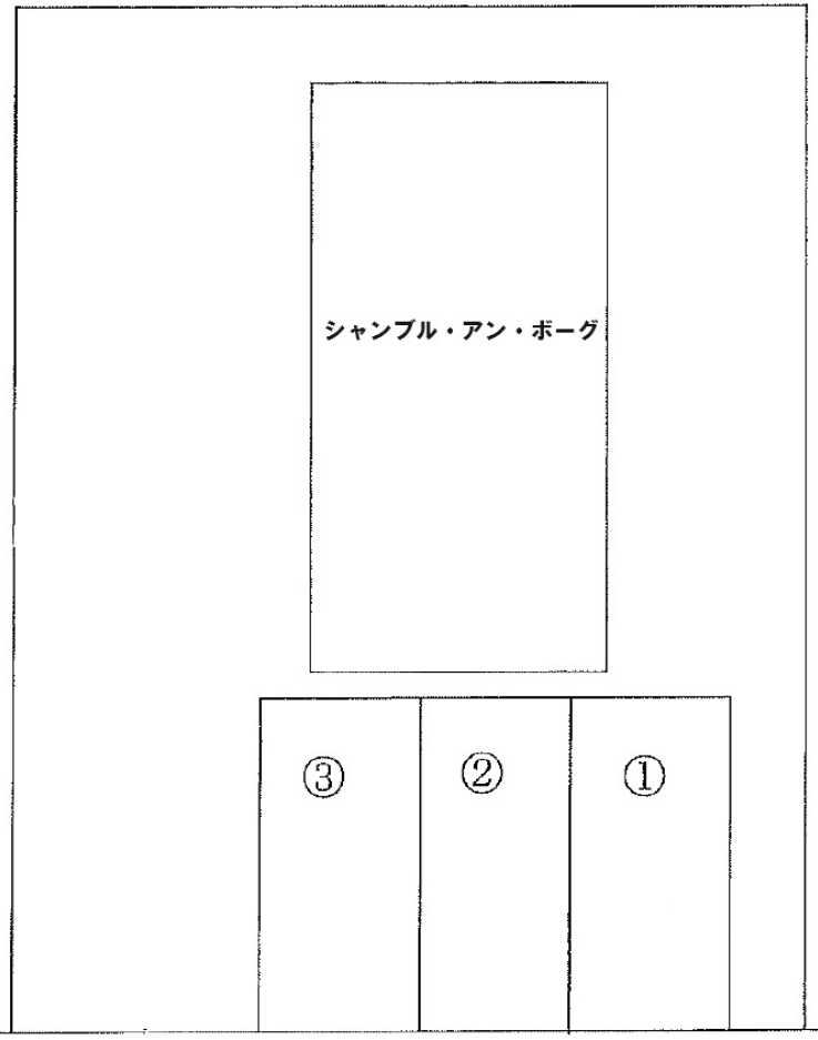 シャンブルアンボーグ駐車場の駐車配置図