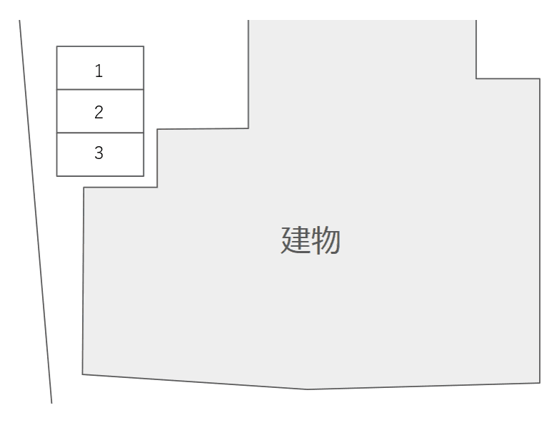 ゼネジュー戸越の駐車配置図